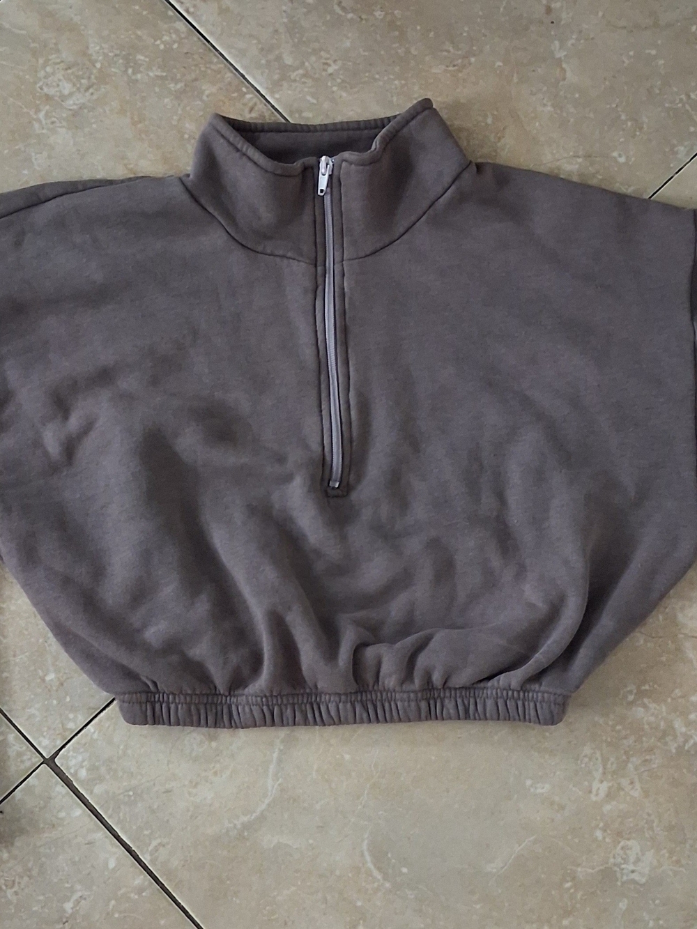 Los Angeles Apparel Women's Zip-Up Sweater - Taupe
